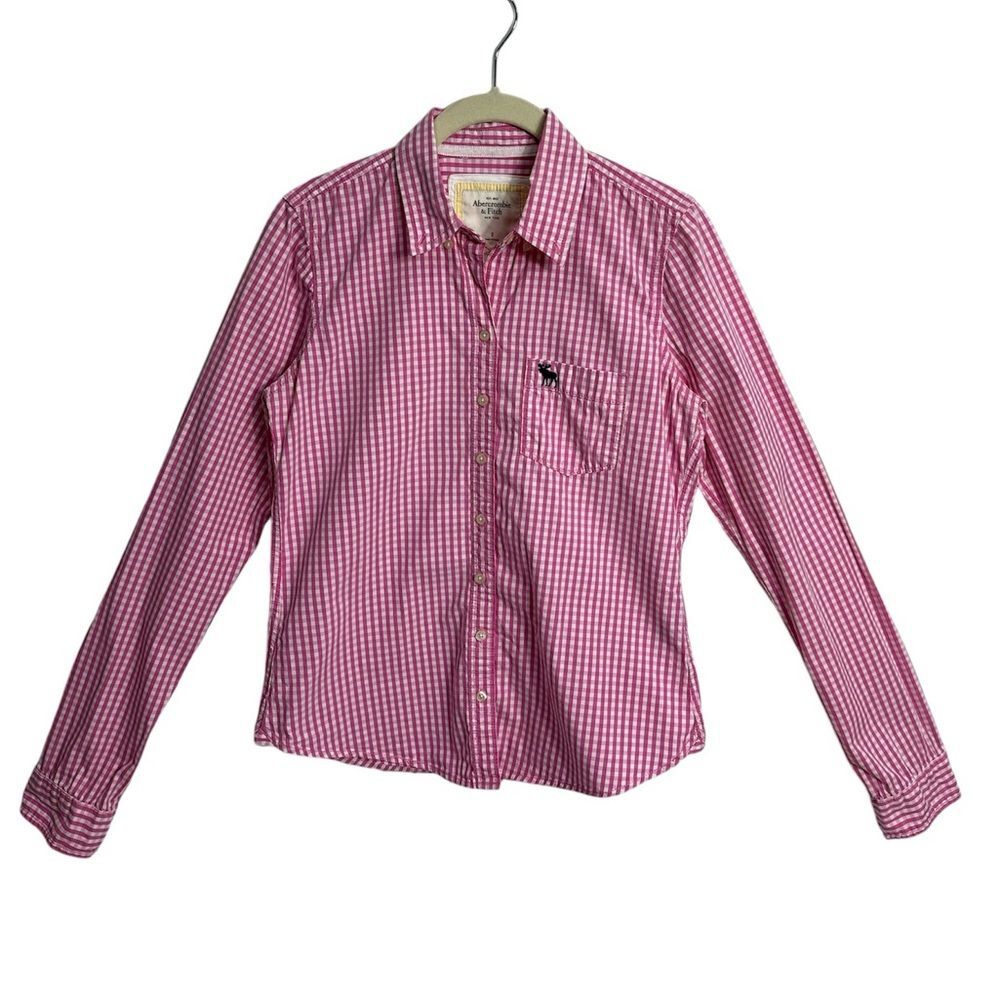 ABERCROMBIE AND FITCH Checkered Button down‎ shirt, Size SMALL